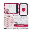 Teresa Collins 12x12 Travelouge Single Sheet Die-Cuts - Destination*