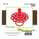 Die-Versions Whispers Die - Pacifier3in. X3in.