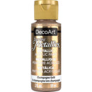 Deco Art Dazzling Metallics Acrylic Paint 2oz - Champagne Gold*