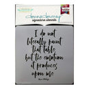 Donna Downey Signature Stencils 8.5inch X8.5inch - Matisse-I Do Not