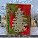 Tim Holtz Cling Stamps 7"x 8.5" - Winter Watercolour 2