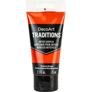DecoArt Traditions Artists Acrylic Paint 2.54oz - Perinone Orange*