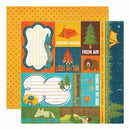Echo Park - Mini Themes - The Great Outdoors Journaling 12X12 Inch Double-Sided Paper (Pack Of 10)