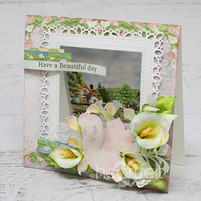 Heartfelt Creations Cut & Emboss Dies Swan Lake, 1.25in To 4in
