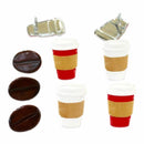 Eyelet Outlet Shape Brads 12 pack Coffee