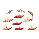 Eyelet Outlet Shape Brads 12 pack - Sled