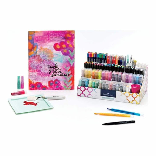 Faber Castell Design Memory Craft Studio Caddy Gift Set Premium Gift Set 191 Pieces