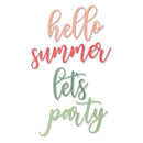Sizzix Thinlits Dies By Sophie Guilar 4/Pkg - Party Phrases*
