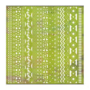 Basicgrey 12"x12" Single Sheet Laser-Cut Doilies - Green At Heart - Green Borders*