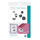 Gina K Designs Foil-Mates Sentiments 5.5 inch X8.5 inch 12 pack Sweet Expressions, 6 Designs/2 Each