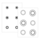 Gina K Designs StampnFoil Foil-Mates Detail Sheets 10 pack Graphic Sunflowers*