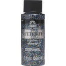 FolkArt - Glitterific Glitter Paint 2oz - Black Opal