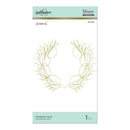 Spellbinders - PA Scribe Collection - Glimmer Hot Foil - Glimmer Plate - Monogram Laurel