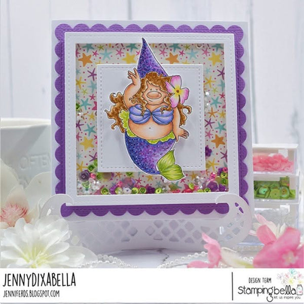 Stamping Bella Cling Stamps Gnome Mermaid*