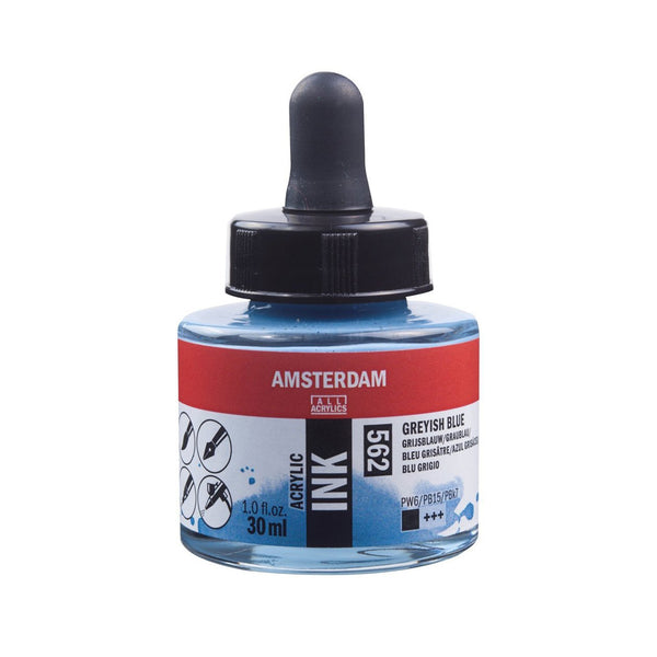 Amsterdam Acrylic Ink 30ml - Greyish Blue - 562