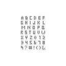 Hero Arts Clear Stamps 3 inch X4 inch Cross Stitch Alpha