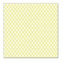 Hambly Screen Prints - Lattice Overlay - Yellow (Pack Of 5)