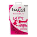 Heartfelt Creations Cut & Emboss Dies - Heartfelt Love-Banners Of Love
