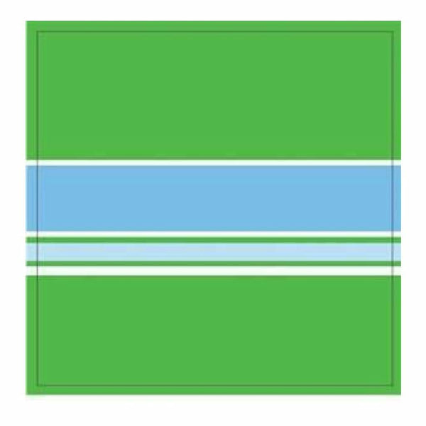 Heidi Swapp - 9X9 Paper Born Free- Rugby Stripe  (Pack Of 10)