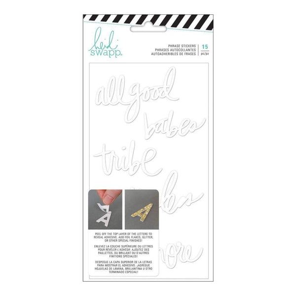 Heidi Swapp Hawthorne Double-Sided Foam Stickers 3 & Pack Words