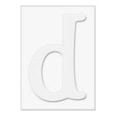 Hero Arts - Letters For  Stamping D - 3 Die-Cut Letter Cards (3 Pop-Outs- 3 Fram