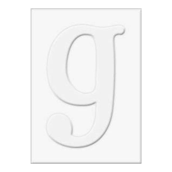 Hero Arts - Letters For  Stamping G - 3 Die-Cut Letter Cards (3 Pop-Outs- 3 Fram
