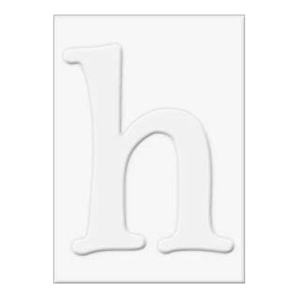Hero Arts - Letters For  Stamping H - 3 Die-Cut Letter Cards (3 Pop-Outs- 3 Fram