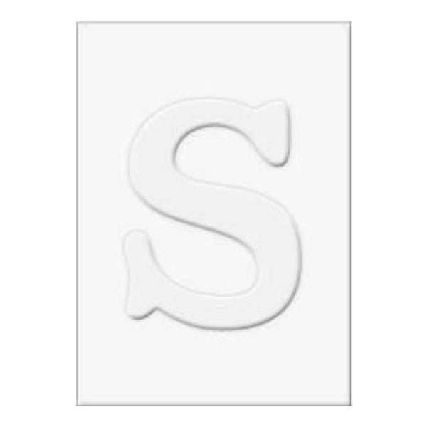 Hero Arts - Letters For  Stamping S - 3 Die-Cut Letter Cards (3 Pop-Outs- 3 Fram