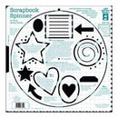 Hot Off The Press Template 12In. X12in.  Spinner