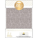 Heidi Swapp Minc Glitter Sheets 6 inch X8 inch  4 pack  - Silver