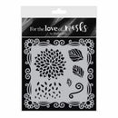 Hunkydory For The Love Of Masks 5.5inch X5.5inch Delightful Dahlias