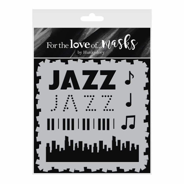 Hunkydory For The Love Of Masks 5.5 inch X5.5 inch - All That Jazz