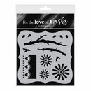 Hunkydory For The Love Of Masks 5.5 inch X5.5 inch - Blossoming Birdcage