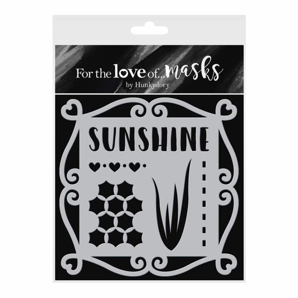 Hunkydory For The Love Of Masks 5.5 inch X5.5 inch - Daffodils In The Sun