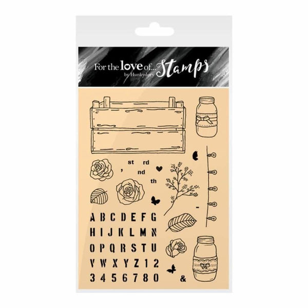 Hunkydory For The Love Of Stamps A6 - A Crate Full Of Love