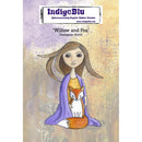 IndigoBlu Cling Mounted Stamp 5 inchX4 inch Willow & Fox