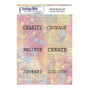 IndigoBlu Cling Mounted Stamp 8inch X5.5inch Word Blocks