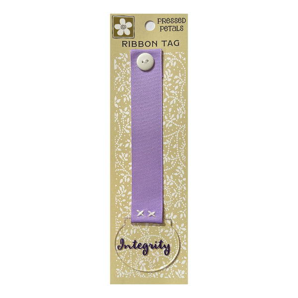 Pressed Petals Ribbon Tag - Integrity*