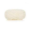 Poppy Crafts Super Soft Chenille Yarn 100g - Ivory