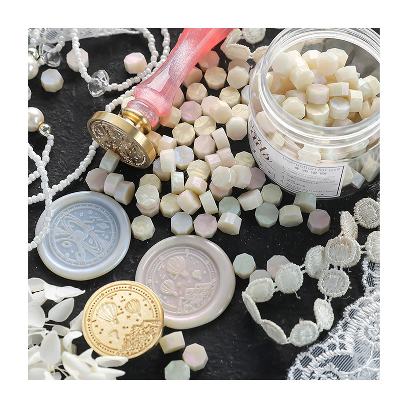 Poppy Crafts Mixed Wax Jar No.11 - pearlescent