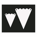 Jenni Bowlin - Chipboard - Scalloped Banners Small 4/Pk