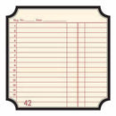 Jenni Bowlin - Classic Black - Receipt Die Cut Label 12X12 Paper