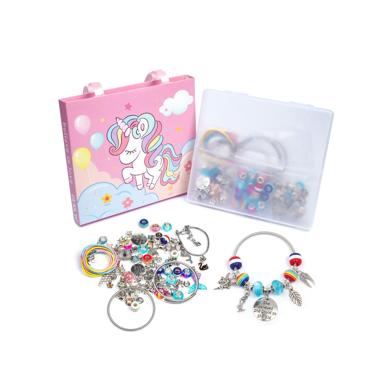 Poppy Crafts Jewellery Making Kit  - Pink Unicorn