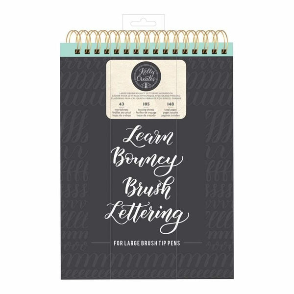 Kelly Creates Large Brush Workbook 8.5 inch X12.3 inch 148 pack Bouncy