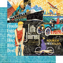 Graphic 45 - Life's A Journey Double-Sided Cardstock 12 inch X12 inch - Life's A Journey*