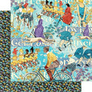 Graphic 45 - Life's A Journey Double-Sided Cardstock 12 inch X12 inch - Keep Moving*