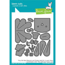 Lawn Cuts Custom Craft Die - Tiny Gift Box Peacock & Turkey Add-On*