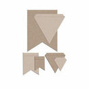 Little B Cutting Die Pennants 6 Pack  1-6.5 Inch