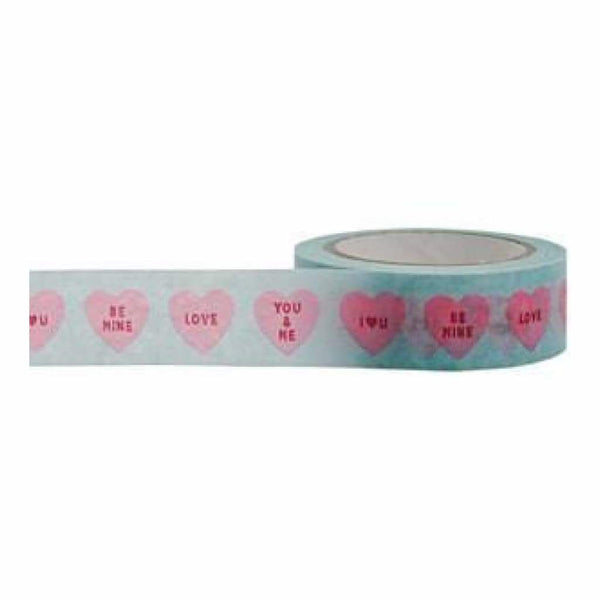 Little B Decorative Paper Tape 15Mmx10m - Conversation Hearts