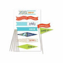 Little Yellow Bicycle - Splash - Mini Flag Kit